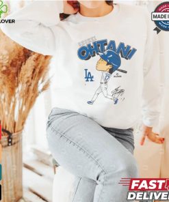 Mlb los angeles dodgers shohei ohtani white short sleeve t hoodie, sweater, longsleeve, shirt v-neck, t-shirt