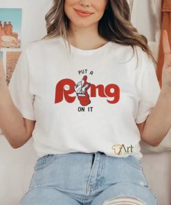 Castellanos Ring Finger Put a Ring On it Series Phils Fan Shirt
