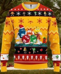 Mm Chocolate Yellow Ugly Sweater Christmas Party