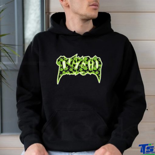 Mnestore twiztid 420 pattern patch embroidered pullover t shirt