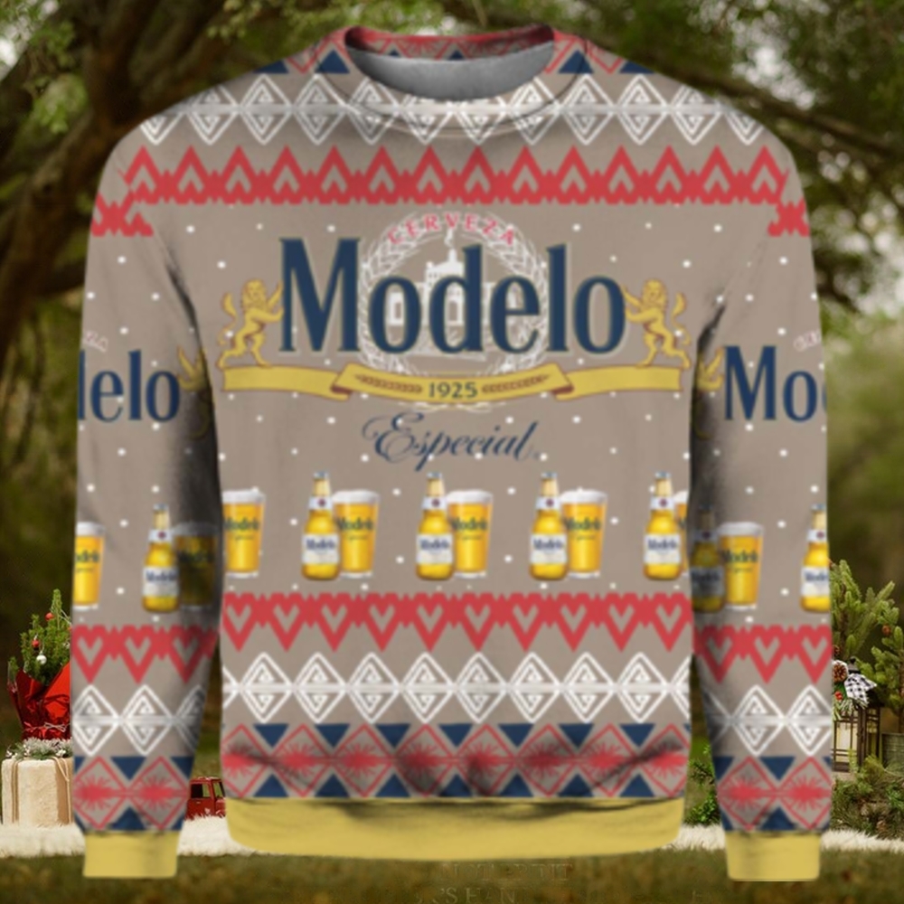 Modelo Especial Beer 3D Print Ugly Christmas Sweater, Hoodie Modelo Especial Beer 3D Print Ugly Christmas Sweater, Hoodie