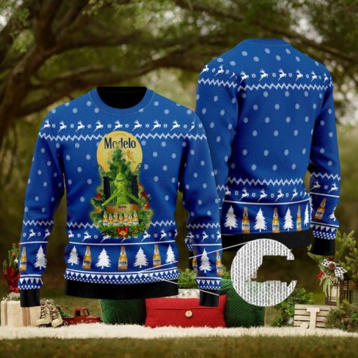 Modelo Grinch Snow Ugly Christmas Sweater, Ugly Sweater Apparel
