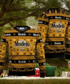 Modelo Negra Festive All Over Ugly Sweater