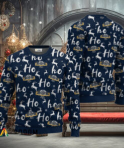 Modelo Negra Ho Ho Ho Christmas Sweater