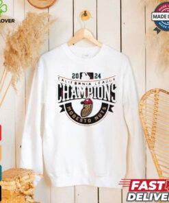 Modesto Nuts 2024 California League Champions T Shirt 1 Modesto Nuts 2024 California League Champions T Shirt