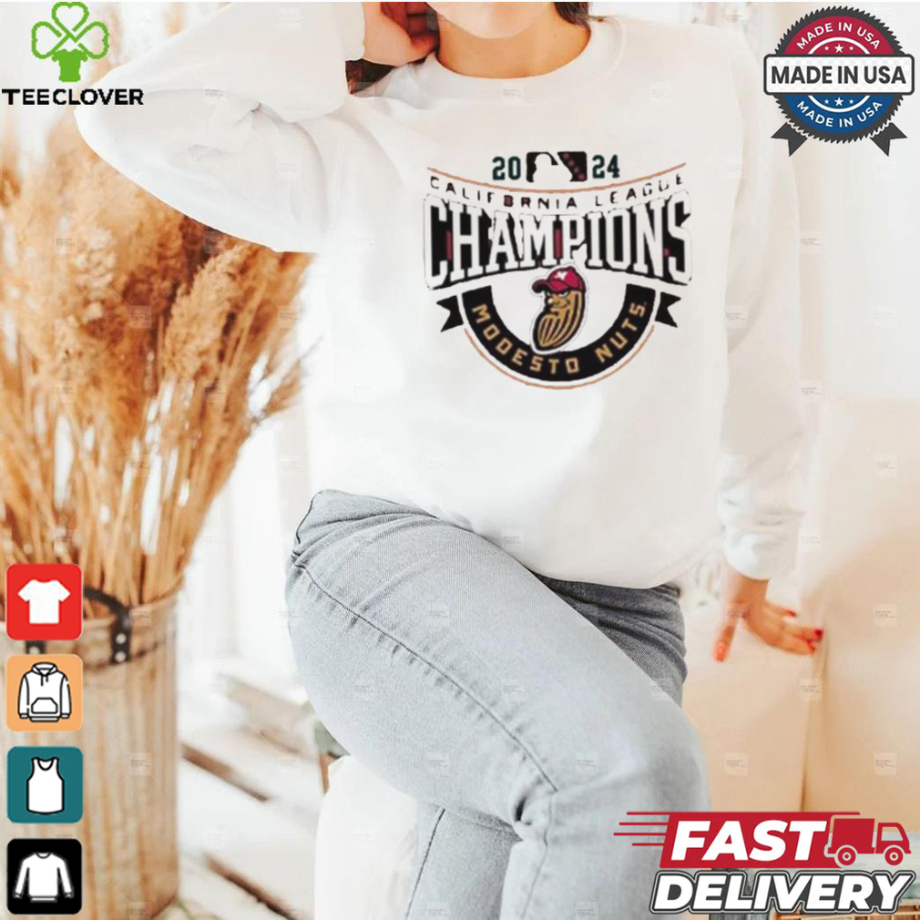 Modesto Nuts 2024 California League Champions T Shirt Modesto Nuts 2024 California League Champions T Shirt