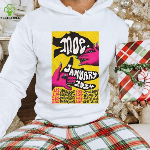 Moe January 2024 Tour Limited Poster hoodie, sweater, longsleeve, shirt v-neck, t-shirt