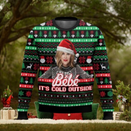 Moira Rose Bebe It Cold Outside Meme Ugly Christmas Sweater