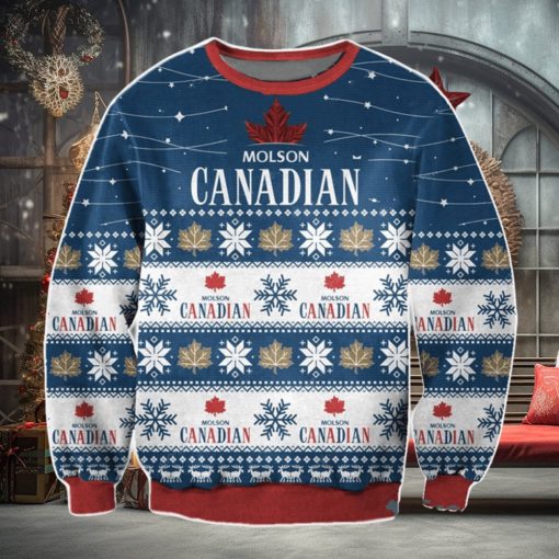 Molson Canadian 3D Ugly Christmas Sweater Christmas Gift