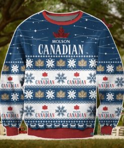 Molson Canadian 3D Ugly Christmas Sweater Christmas Gift