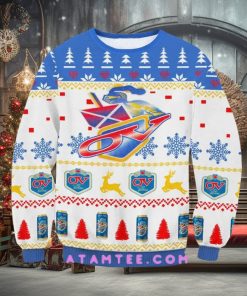 Molson Old Vienna Beer Ugly Christmas Sweater