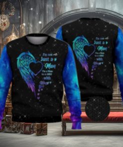 Mom To A Child With Wings 3D Full Print Ugly Sweater Christmas Gift Sweater