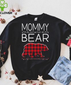 Mommy Bear Weihnachtspyjama, passend für Familien, kariert Langarmshirt Shirt