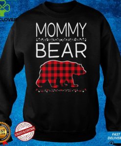 Mommy Bear Weihnachtspyjama, passend für Familien, kariert Langarmhoodie, sweater, longsleeve, shirt v-neck, t-shirt Shirt