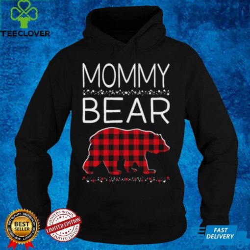 Mommy Bear Weihnachtspyjama, passend für Familien, kariert Langarmhoodie, sweater, longsleeve, shirt v-neck, t-shirt Shirt