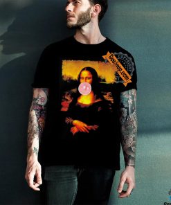 Mona Lisa Smile Pink Bubble Gum Da Vinci shirt