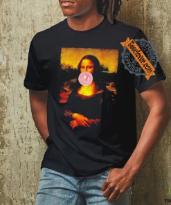 Mona Lisa Smile Pink Bubble Gum Da Vinci shirt