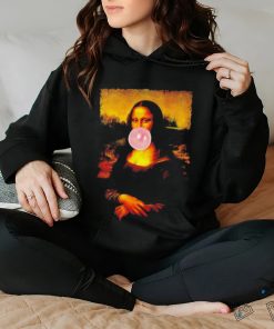 Mona Lisa Smile Pink Bubble Gum Da Vinci shirt