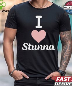 Monaleo Wearing I Love Stunna Shirt