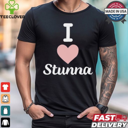 Monaleo Wearing I Love Stunna Shirt