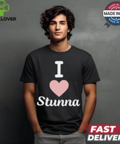 Monaleo Wearing I Love Stunna Shirt