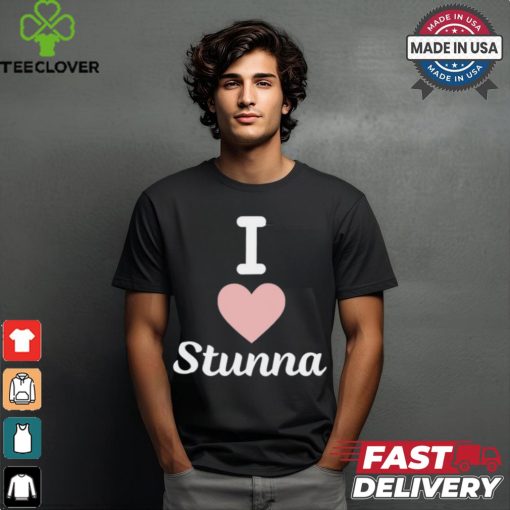 Monaleo Wearing I Love Stunna Shirt