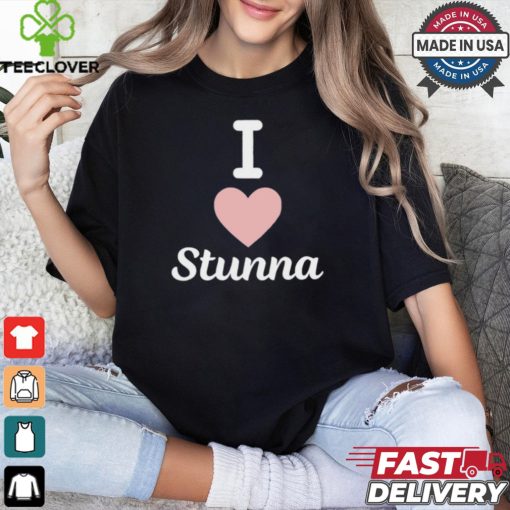 Monaleo Wearing I Love Stunna Shirt