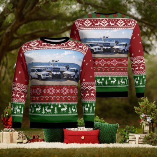 Moncks Corner, South Carolina, Berkeley County Sheriffs Office Aop Christmas Ugly Sweater 3D