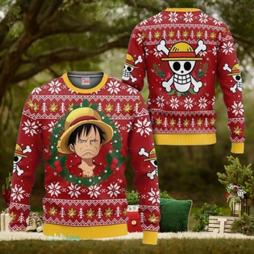 Monkey D. Luffy Ugly Christmas Sweater 3D Xmas Gift For Men And Women