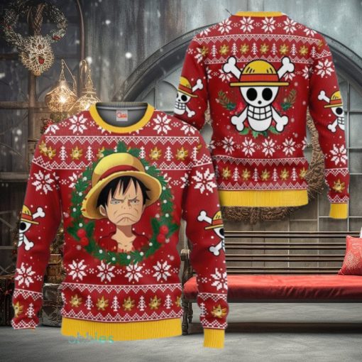 Monkey D. Luffy Ugly Christmas Sweater 3D Xmas Gift For Men And Women