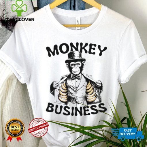 Monkey business banana shirt