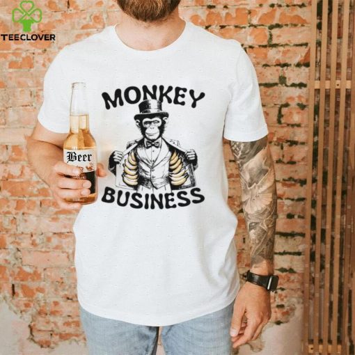 Monkey business banana shirt