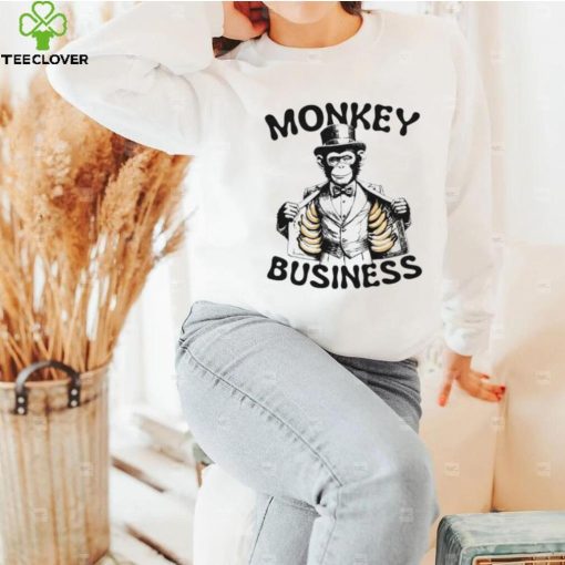 Monkey business banana shirt