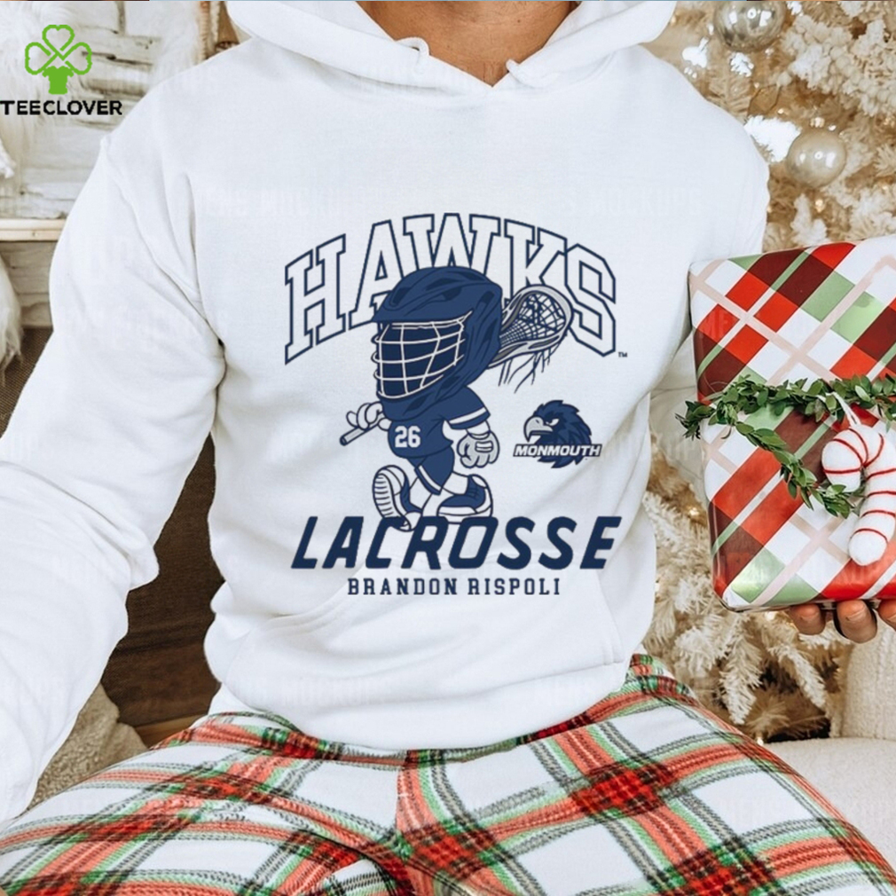 Monmouth NCAA Lacrosse Brandon Rispoli T Shirt Monmouth NCAA Lacrosse Brandon Rispoli T Shirt