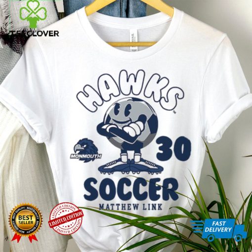 Monmouth NCAA soccer Matthew Link Fashion Shersey Youth T Shirt