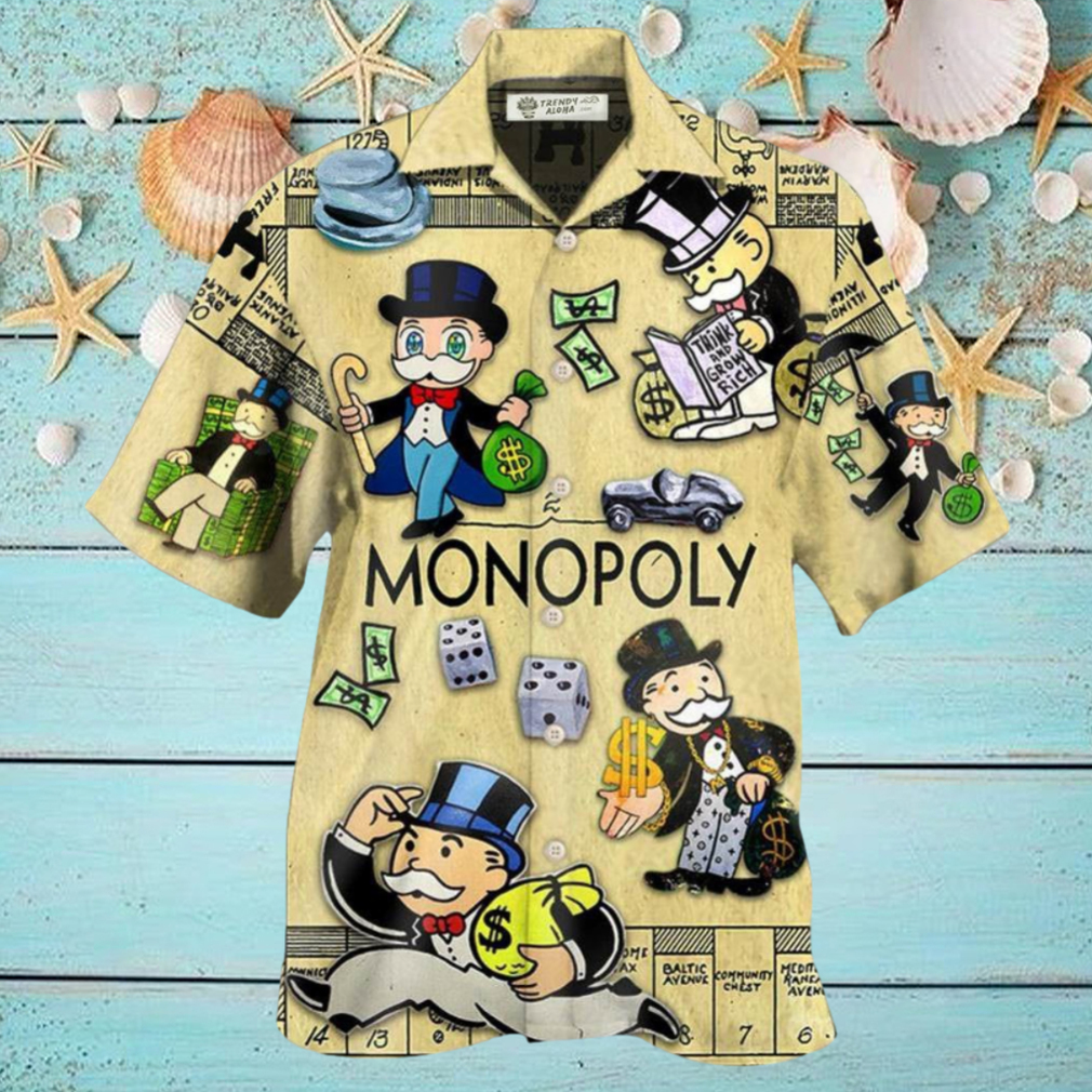 Monopoly Style Hawaiian Shirt Monopoly Style Hawaiian Shirt