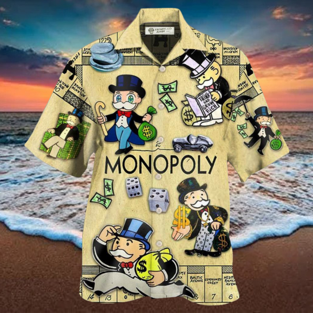 Monopoly Style Hawaiian Shirt Monopoly Style Hawaiian Shirt