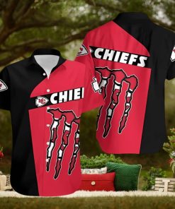 Monster Energy Kansas City Chiefs Hawaiian Shirt