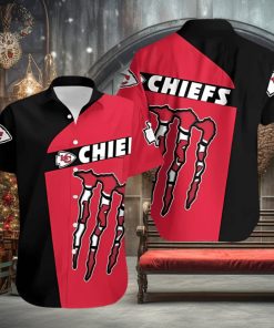 Monster Energy Kansas City Chiefs Hawaiian Shirt