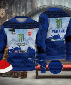 Monster Energy Yamaha MotoGP Racing Moto Ugly Christmas Sweater For Men And Women