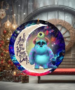 Monster Inc Sully And Mike Love You To The Moon And Back Galaxy Personalized 2023 Xmas Gifts Christmas Tree Decorations Ornament