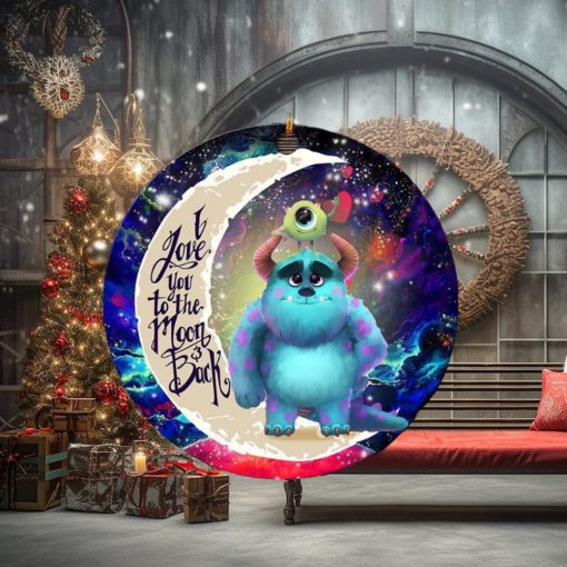 Monster Inc Sully And Mike Love You To The Moon And Back Galaxy Personalized 2023 Xmas Gifts Christmas Tree Decorations Ornament