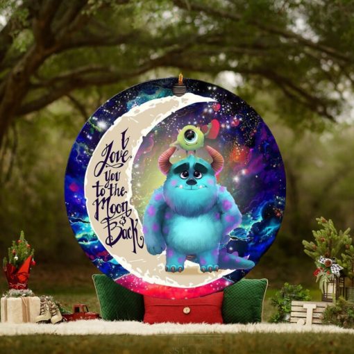 Monster Inc Sully And Mike Love You To The Moon And Back Galaxy Personalized 2023 Xmas Gifts Christmas Tree Decorations Ornament