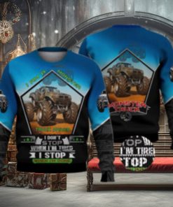 Monster Truck Driver 3D All Over Printed Shirts 3D Ugly Sweater Christmas Gift Sweater
