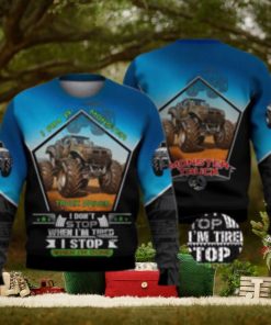 Monster Truck Driver 3D All Over Printed Shirts 3D Ugly Sweater Christmas Gift Sweater
