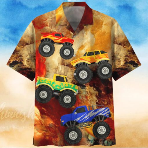 Monster Truck Red Unique Design Unisex Hawaiian Shirt For Men And Women Dhc17062704