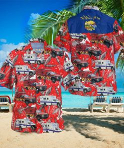 Montana Bigfork Fire Department Hawaiian Shirt