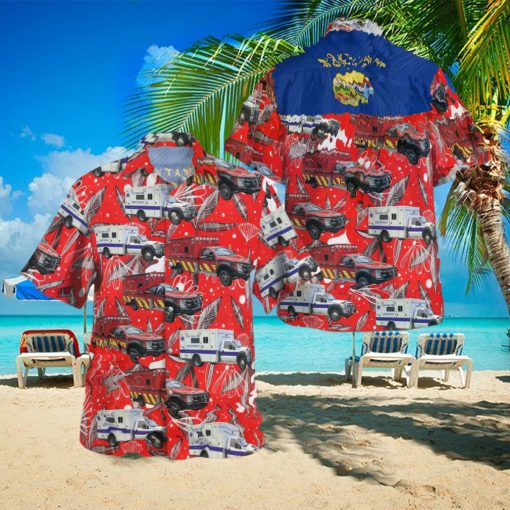 Montana Bigfork Fire Department Hawaiian Shirt