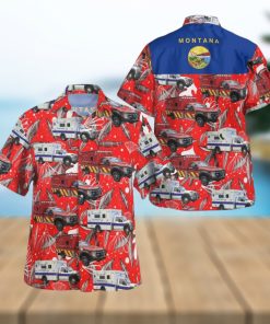Montana Bigfork Fire Department Hawaiian Shirt