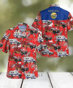 Montana Bigfork Fire Department Hawaiian Shirt